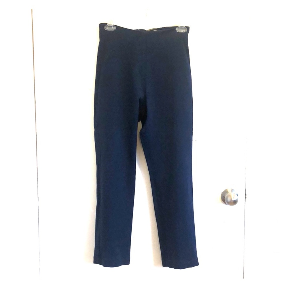 Reformation Navy Ankle Pants